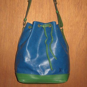 Authentic Louis Vuitton Noe Epi RARE Toledo Blue